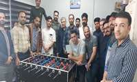 مسابقه فوتبال دستی بمناسبت هفته تربیت بدنی و ولادت با سعادت امام حسن عسکری (ع) در بیمارستان امام رضا (ع) 