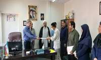  تجلیل از پرسنل بیمارستان امام رضا (ع) شهرستان کبود راهنگ در راستای همکاری مستمر در برنامه های فرهنگی
