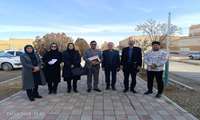 حضور تیم اعتبار بخشی فرهنگی دانشگاه در بیمارستان امام رضا (ع) شهرستان کبود راهنگ.