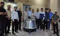 پخت حلیم نذری به مناسبت اربعین حسینی در بیمارستان امام رضا (ع) شهرستان کبود راهنگ