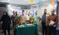 برپایی ایستگاه صلواتی جشن نیمه شعبان در بیمارستان امام رضا ( ع) شهرستان کبود راهنگ