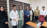  تجلیل از پرسنل بیمارستان امام رضا (ع) شهرستان کبود راهنگ