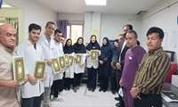 گرامیداشت روز علوم آزمایشگاهی در بیمارستان امام رضا ( ع) شهرستان کبود راهنگ